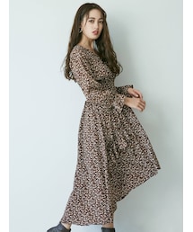 dazzlin | 小花プリントフィッシュテールワンピース(ワンピース)