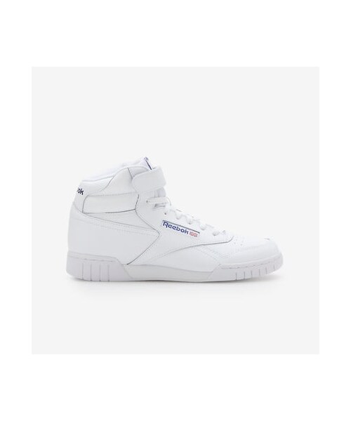 Reebok（リーボック）の「エックスオー フィット ハイ / EX-O-FIT HI （スニーカー・メンズ・100000109-1/100000108-1/100000108/100000109/100259123・225 (22.5cm)/220 (22.0cm)/305 (30.5cm)/310 (31.0cm)/320 (32.0cm)/310 (31cm)/260 (26.0cm)/245 (24.5cm)/250 (25.0cm)/255 (25.5cm)/265 (26.5cm)/270 (27.0cm)/275 (27.5cm)/280 (28.0cm)/285 (28.5cm)/290 (29.0cm)/300 (30.0cm)/235 (23.5cm)/230 (23.0cm)/240 (24.0cm)/295 (29.5cm)/220 (22cm)/320 (32cm)/230 (23cm)/240 (24cm)/250 (25cm)/260 (26cm)/270 (27cm)/280 (28cm)/290 (29cm)/300 (30cm)）」の5枚目の写真