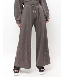 dazzlin | ヘムビジュースウェットパンツ(スウェットパンツ)