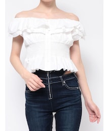 GYDA | 2WAYフリルオフショルブラウス(シャツ/ブラウス)