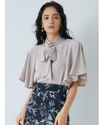 LAGUNAMOON | フレアースリーブボウタイブラウス(シャツ/ブラウス)