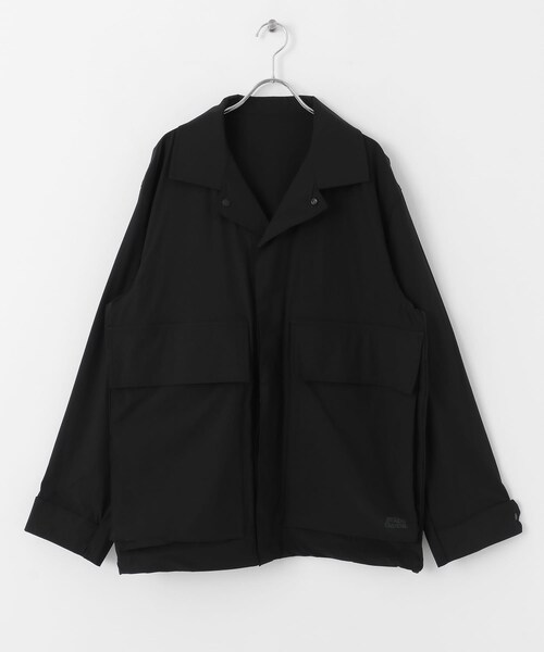 EKAL（エカル）の「WATER RESISTANT PKTBL JK（テーラードジャケット・メンズ・BEIGE/BLACK・M/L）」の6枚目の写真