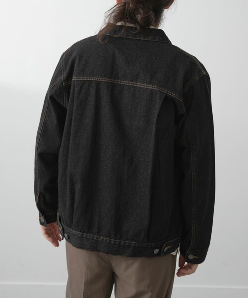 ITEMS URBANRESEARCH（アイテムズ アーバンリサーチ）の「DENIM JACKET TYPE 2nd（デニムジャケット・メンズ・IDG BLU/BLK・M/L）」の11枚目の写真