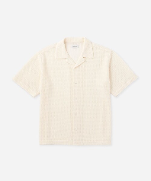 Saturdays NYC(サタデーズ ニューヨークシティ )の「Canty Lace SS Shirt(シャツ/ブラウス・レディース・ブラック/オフホワイト/ダークブラウン・L/M/S/XL)」の4枚目の写真