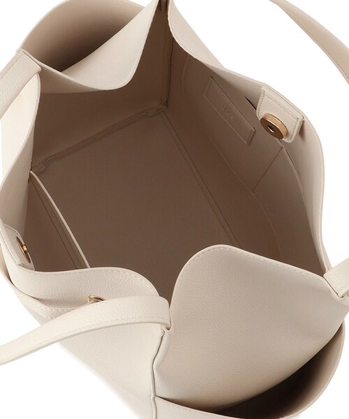 VIS（ビス）の「【復刻/WEB限定】フロントタイトートバッグ/A4対応,軽量（トートバッグ・レディース・ブラック/キナリ/ブラウン・F）」の12枚目の写真