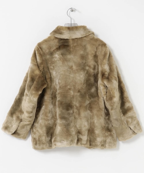 URBAN RESEARCH（アーバンリサーチ）の「J.B.ATTIRE　NEW YORK ECO FUR JACKET（テーラードジャケット・レディース・BROWN・1）」の6枚目の写真