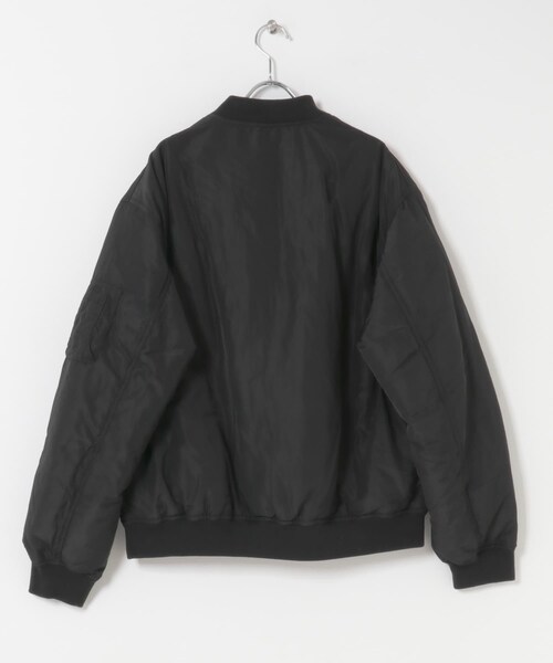 URBAN RESEARCH Sonny Label（アーバンリサーチサニーレーベル）の「FELLEX中綿MA-1ブルゾン（MA-1・メンズ・ブラック/カーキ・M/L/XL）」の16枚目の写真