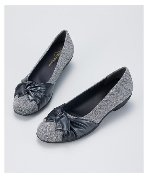 nissen（ニッセン）の「痛いところにやさしいターバンパンプス（ワイズ３E）（パンプス・メンズ・黒/ツイード調×黒/グレージュ(スムース)/ライト杢グレー×グレー/ライトベージュ×ブラウン・22.0cm/22.5cm/23.0cm/23.5cm/24.0cm/24.5cm/25.0cm）」の16枚目の写真