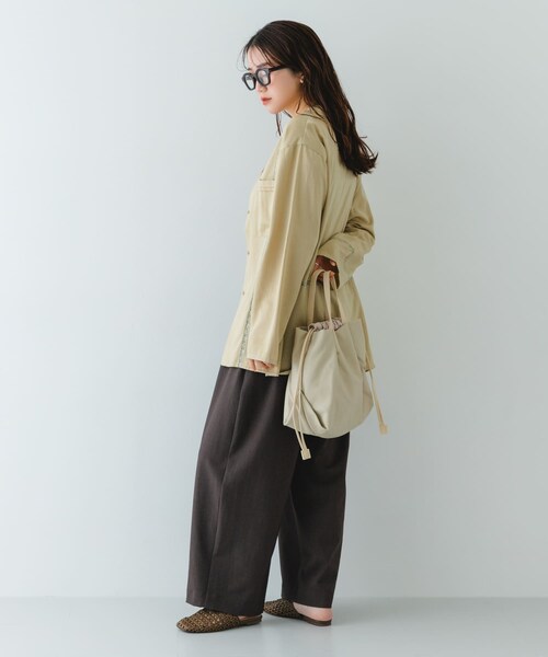 RODE SKO（ロデスコ）の「ウォッシャブルミニショルダーバッグ『Ssize』（ショルダーバッグ・レディース・BEIGE/BLACK/D.SILVER/BLUE GRAY/MINT/OFF/BROWN/YELLOW/LIGHT PINK/CAMEL・one）」の18枚目の写真