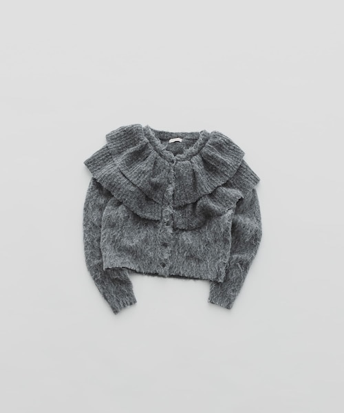 LAATO（ラート）の「frill frill knit cardigan（ニット/セーター・レディース・ラテ/シャドウ/モス/ハニー・FREE/Free）」の2枚目の写真