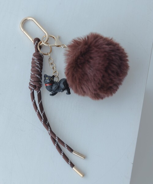 URBAN RESEARCH Sonny Label（アーバンリサーチサニーレーベル）の「CAT AND FAKEFUR CHARM（キーホルダー・レディース・ブラウン系/ベージュ系・One）」の5枚目の写真