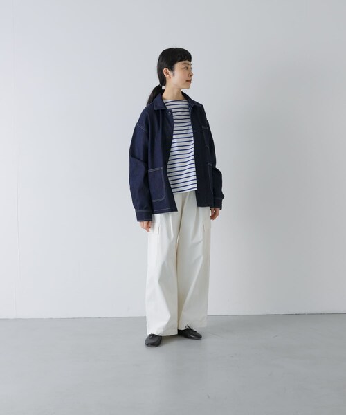 かぐれ(カグレ)の「ユーティリティーイージーパンツ(その他パンツ・レディース・OFF/SMOKEKHAKI・Free)」の5枚目の写真