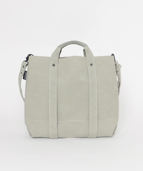 URBAN RESEARCH(アーバンリサーチ)の「KARRI AMIACALVA 2 WAYT TOTE M(トートバッグ・メンズ・GRAY/BLACK・Free)」の2枚目の写真