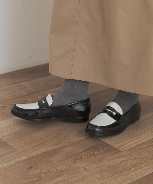URBAN RESEARCH DOORS(アーバンリサーチドアーズ)の「HARUTA ラバーレインシューズ(レインシューズ・レディース・クロ/クロ シロ・S/M/L)」の4枚目の写真