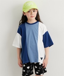 QUNTSTYLE | 配色切替Ｔシャツ（男の子・女の子）(Tシャツ/カットソー)