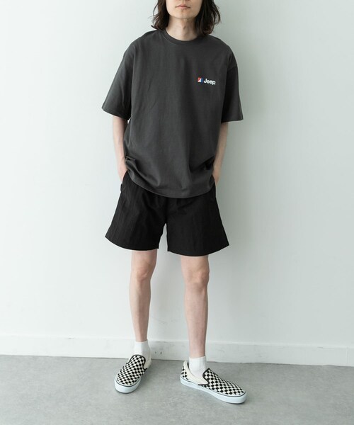 URBAN RESEARCH Sonny Label（アーバンリサーチサニーレーベル）の「ナイロンイージーバギーショートパンツ（その他パンツ・メンズ・ブラック/グレー/ネイビー・M/L）」の8枚目の写真