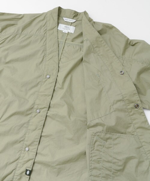 URBAN RESEARCH（アーバンリサーチ）の「コーティングタイプライターレイバーシャツ∴（ミリタリージャケット・メンズ・KHAKI/CHARCOAL・S/M/L）」の22枚目の写真