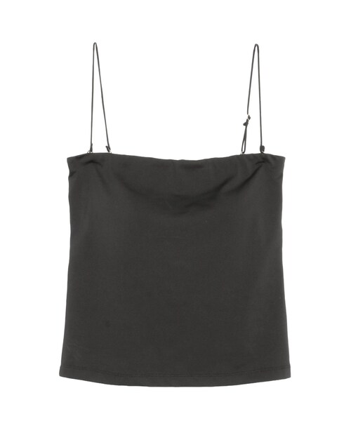 ELENDEEK（エレンディーク）の「BARE PAD CAMI（キャミソール・レディース・オフホワイト/ブラック/ブラウン・F）」の5枚目の写真