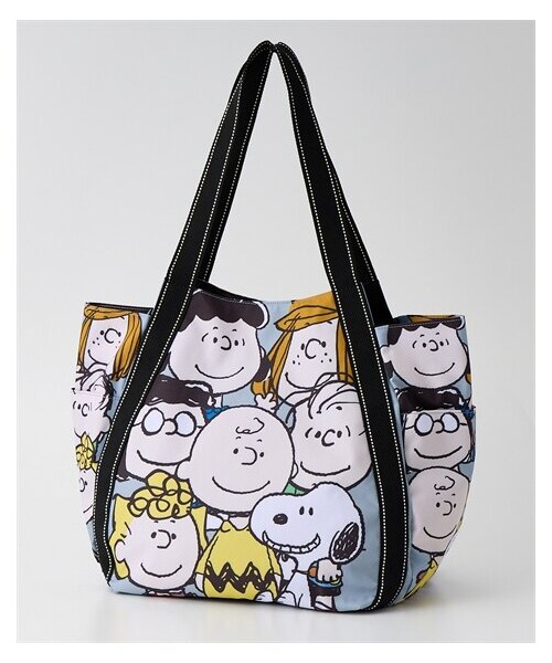 nissen（ニッセン）の「スヌーピーバルーントートバッグ（Ａ４対応）（トートバッグ・メンズ・ブラック/イエロー/ピンク/キャラクター・Y）」の4枚目の写真