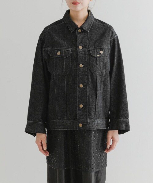 URBAN RESEARCH ROSSO（アーバンリサーチロッソ）の「『別注』Lee101 ×ROSSO　JACKET（デニムジャケット・レディース・BLKONEWASH・FREE）」の9枚目の写真