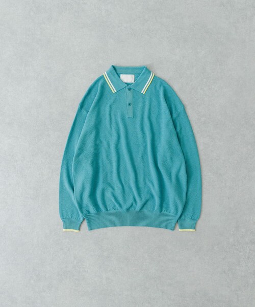 URBAN RESEARCH(アーバンリサーチ)の「URBAN RESEARCH iD カノコオーバーニットポロ ロングスリーブ(ポロシャツ・メンズ・BEIGE/BLACK/RED/MINT・M/L)」の17枚目の写真