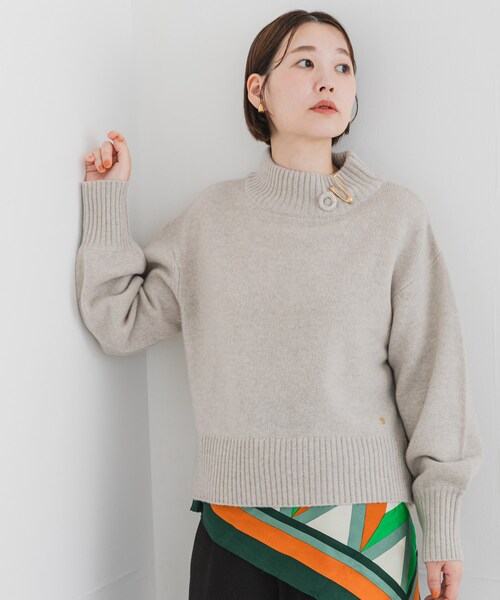 URBAN RESEARCH ROSSO（アーバンリサーチロッソ）の「F by ROSSO　ハミルトンハイネックニット（ニット/セーター・レディース・L/GREIGE/GRAY/D/CHERRY/BLUE・FREE）」の5枚目の写真