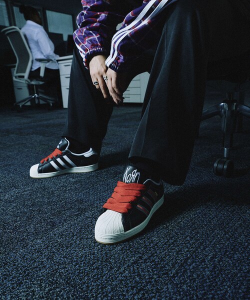 ADAM ET ROPE'(アダムエロペ)の「【adidas/アディダス】KORN BEANIE(ニットキャップ/ビーニー・メンズ・ブラック・F)」の13枚目の写真