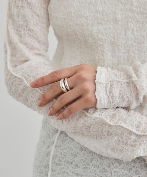 ROPE'(ロペ)の「【WEB限定】【IRIS47(イリス)】plump ring(リング・レディース・シルバー・11/13)」の5枚目の写真