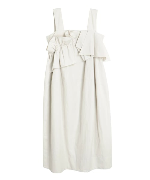ELENDEEK（エレンディーク）の「FRILL DRAPE COCOON OP