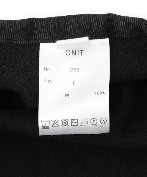 ADAM ET ROPE'（アダムエロペ）の「【ONIT（オニット）】HOPSACK BERET（ハンチング/ベレー帽・レディース・ブラック・F）」の17枚目の写真