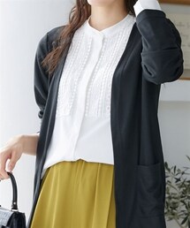 nissen | カットソーレギュラー丈カーディガン＜大きいサイズ有＞(カーディガン/ボレロ)