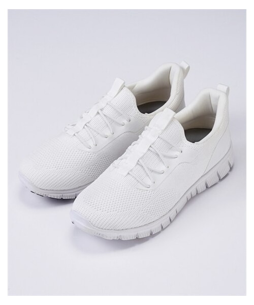nissen（ニッセン）の「【ゆったり幅広】超軽量メッシュスニーカー（ワイズ４Ｅ）（スニーカー・メンズ・黒/ベージュ/ホワイト/グレー・23.5cm/4E/24.0cm/4E/24.5cm/4E/25.0cm/4E/25.5cm/4E/26.0cm/4E/26.5cm/4E）」の5枚目の写真