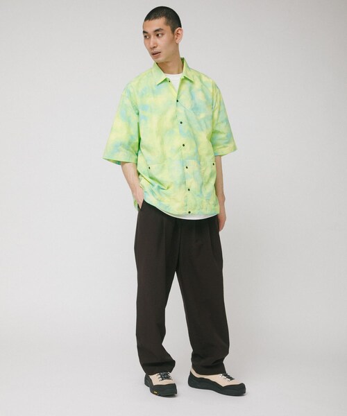 EKAL(エカル)の「『UR TECH』ナイロンタッサーショートスリーブシャツ(シャツ/ブラウス・メンズ・レイクサンリーフ/イエロー/ネイビー/グラファイト/レイクブルー・M/L)」の21枚目の写真