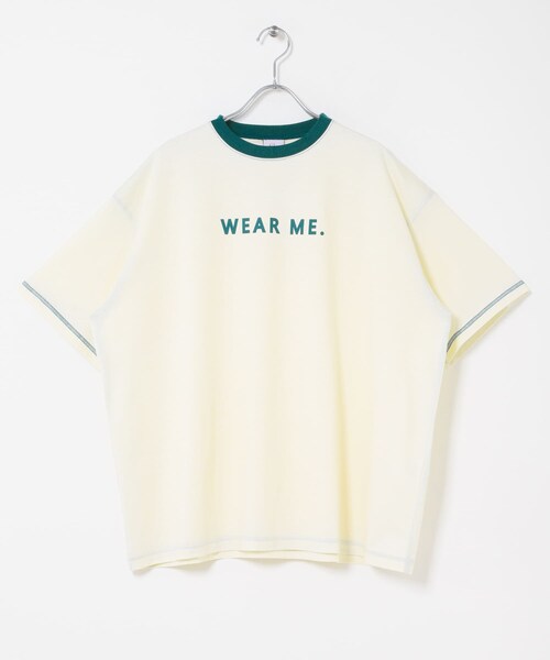 THE GOODLAND MARKET（ザグッドランドマーケット）の「ザ グッドランド マーケット　RINGER TEE（Tシャツ/カットソー・メンズ・WH×GR/YE×BR/BL×GR・1/2）」の5枚目の写真