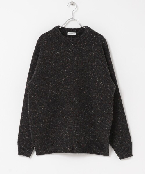 URBAN RESEARCH DOORS（アーバンリサーチドアーズ）の「ウールブレンドネップクルーネックニット（ニット/セーター・メンズ・BEIGE/BROWN/CHARCOAL・M/L）」の14枚目の写真