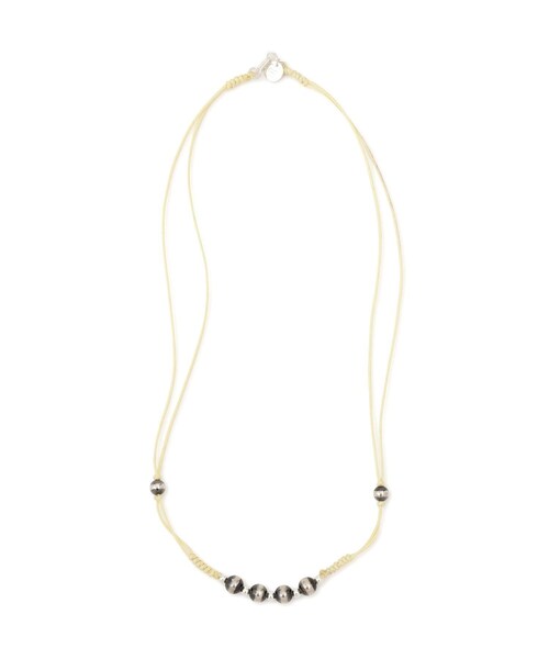 ADAM ET ROPE'（アダムエロペ）の「【J'aDoRe・店舗限定】【ERICKA NICOLAS BEGAY】コード×シルバーボールショートネックレス（ネックレス・レディース・その他・F）」の6枚目の写真