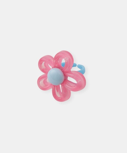 ROPE' PICNIC（ロペピクニック）の「【KIDS/キッズ】フラワークリアリング（リング・レディース・パープル/ピンク/ピンク系/クリーム・F）」の4枚目の写真
