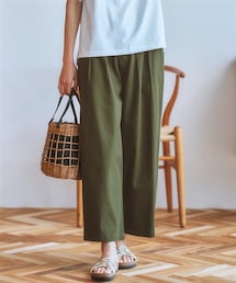 nissen | タックワイドテーパードパンツ(カーゴパンツ)