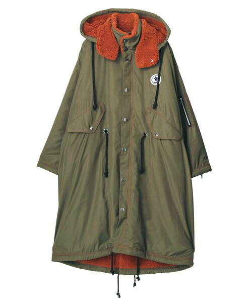 PAMEO POSE（パメオポーズ）の「Boa Hoodie Coat（その他アウター・レディース・ブラック/ピンク/ブラウン/カーキ・F）」の6枚目の写真