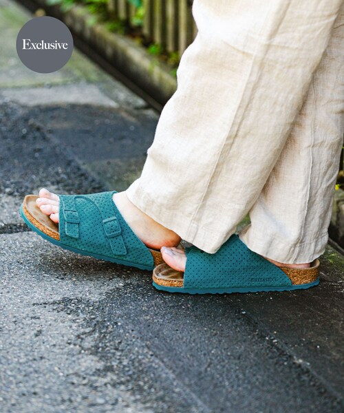 URBAN RESEARCH DOORS（アーバンリサーチドアーズ）の「『一部WEB限定サイズ』BIRKENSTOCK　Exclusive Zurich(Narrow)（サンダル・レディース・Stone Coin/Turquoise/New Beige・35/36/37/38/39）」の3枚目の写真