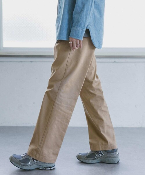 URBAN RESEARCH DOORS(アーバンリサーチドアーズ)の「インタックチノトラウザー(チノパンツ・メンズ・Navy/Beige/Khaki・38/40)」の8枚目の写真