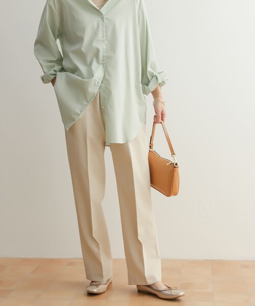 URBAN RESEARCH DOORS(アーバンリサーチドアーズ)の「ハイウエストチノパンツ(チノパンツ・レディース・L/BEIGE/BEIGE・S/M/L)」の3枚目の写真