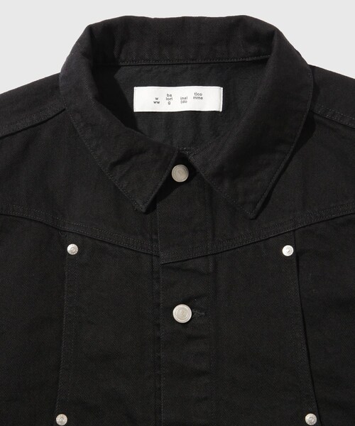ADAM ET ROPE'(アダムエロペ)の「【BAL/バル】CARB POCKET DENIM JACKET(デニムジャケット・メンズ・ブラック/ネイビー・2/3)」の6枚目の写真