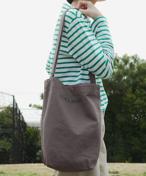URBAN RESEARCH DOORS（アーバンリサーチドアーズ）の「『別注』L.L.Bean×DOORS　Shoulder Strap Tote M（ショルダーバッグ・レディース・Natural/Black/CarbonGray・one）」の11枚目の写真