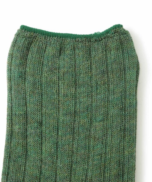 ADAM ET ROPE'(アダムエロペ)の「【R&D.M.Co-OLDMAN'S TAILOR】SOCKS(ソックス/靴下・レディース・オフホワイト/キャメル/オリーブ・F)」の17枚目の写真