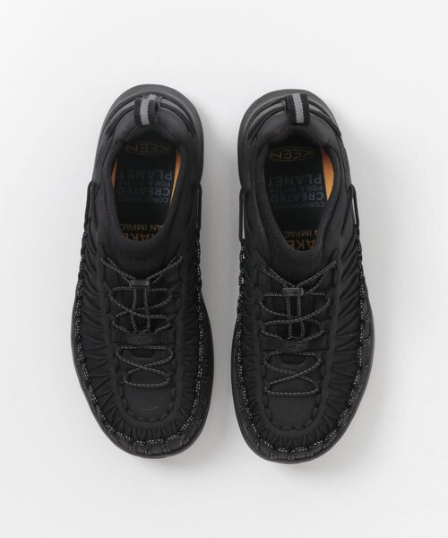 SENSE OF PLACE by URBAN RESEARCH(センスオブプレイスバイアーバンリサーチ)の「Uiscel KEEN UNEEK SNK SNEAKER(スニーカー・メンズ・BLACK・26.5/27/27.5)」の4枚目の写真