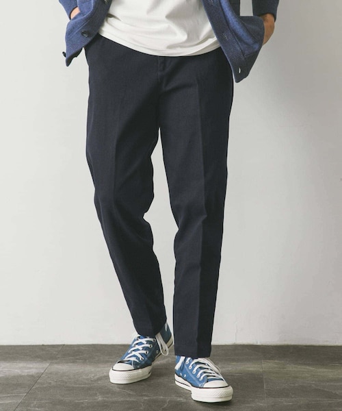 URBAN RESEARCH DOORS（アーバンリサーチドアーズ）の「テーパードチノトラウザー（チノパンツ・メンズ・BEIGE/ECRU/KHAKI/NAVY・S/M/L）」の4枚目の写真