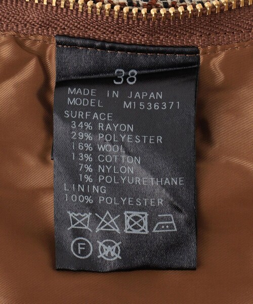 ROPE'（ロペ）の「【Masaco Teranishi（マサコテラニシ）】PAWPAW TWEED CAMISOLE｜キャミソール（キャミソール・レディース・ダークブラウン・F）」の12枚目の写真