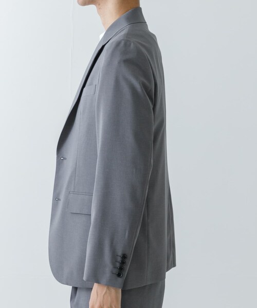 URBAN RESEARCH（アーバンリサーチ）の「『セットアップ対応』『マシンウォッシャブル』AVANT DRY TROPICAL JACKET（テーラードジャケット・メンズ・GRAY/CHARCOAL/NAVY・M/L）」の6枚目の写真