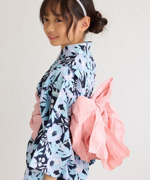ROPE' PICNIC(ロペピクニック)の「【KIDS/キッズ】浴衣キャミワンピースセット(浴衣・キッズ・ネイビー/クリーム・L/M/S)」の11枚目の写真